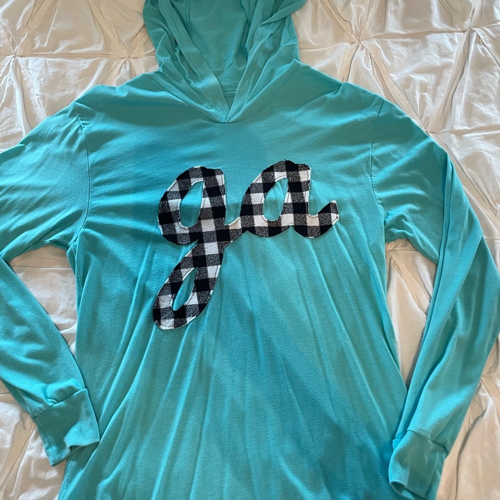 Georgia T-shirt hoodie, super soft size Med